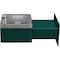 Global Industrial Outdoor Wall Mounted Drinking Fountain, Green Powder Coat 761224GN - alternate 3